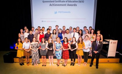 The QCE Award winners The QCE Award winners